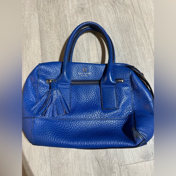 kate spade Handbags - Blue Leather Handbag Kate spade